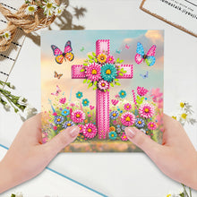 Load image into Gallery viewer, 6pcs Diamond Painting Greeting Cards DIY Diamond Art Cards Handmade Arts Crafts
