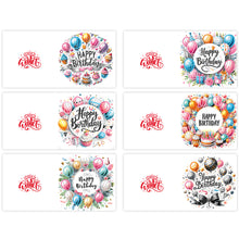 Load image into Gallery viewer, 6pcs Diamond Painting Greeting Cards DIY Diamond Art Cards Handmade Arts Crafts