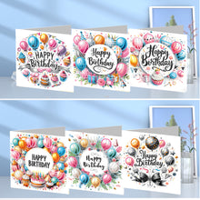 Load image into Gallery viewer, 6pcs Diamond Painting Greeting Cards DIY Diamond Art Cards Handmade Arts Crafts
