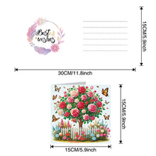 Load image into Gallery viewer, 6pcs Diamond Painting Greeting Cards DIY Diamond Art Cards Handmade Arts Crafts