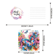 Load image into Gallery viewer, 6pcs Diamond Painting Greeting Cards DIY Diamond Art Cards Handmade Arts Crafts