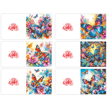 Load image into Gallery viewer, 6pcs Diamond Painting Greeting Cards DIY Diamond Art Cards Handmade Arts Crafts