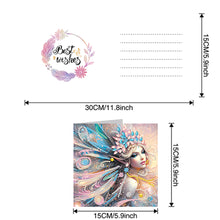Load image into Gallery viewer, 6pcs Diamond Painting Greeting Cards DIY Diamond Art Cards Handmade Arts Crafts