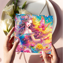 Load image into Gallery viewer, 6pcs Diamond Painting Greeting Cards DIY Diamond Art Cards Handmade Arts Crafts
