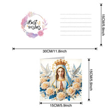 Load image into Gallery viewer, 6Pcs DIY Diamond Painting Greeting Card with Envelope 5D DIY Drill Painting Card