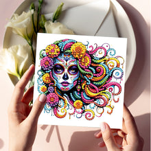 Load image into Gallery viewer, 6Pcs DIY Diamond Painting Greeting Card with Envelope 5D DIY Drill Painting Card