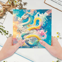 Load image into Gallery viewer, 6Pcs DIY Diamond Painting Greeting Card with Envelope 5D DIY Drill Painting Card