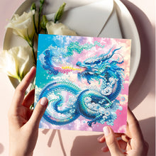 Load image into Gallery viewer, 6Pcs DIY Diamond Painting Greeting Card with Envelope 5D DIY Drill Painting Card
