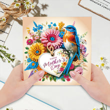 Load image into Gallery viewer, 6Pcs DIY Diamond Painting Greeting Card with Envelope 5D DIY Drill Painting Card