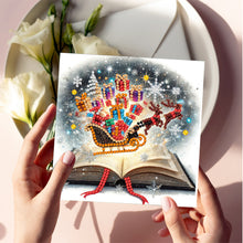Load image into Gallery viewer, 6Pcs DIY Diamond Painting Greeting Card with Envelope 5D DIY Drill Painting Card