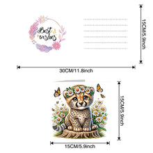 Load image into Gallery viewer, 6Pcs DIY Diamond Painting Greeting Card with Envelope 5D DIY Drill Painting Card