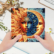 Load image into Gallery viewer, 6Pcs DIY Diamond Painting Greeting Card with Envelope 5D DIY Drill Painting Card