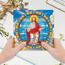 Load image into Gallery viewer, 6Pcs DIY Diamond Painting Greeting Card with Envelope 5D DIY Drill Painting Card