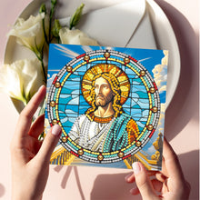 Load image into Gallery viewer, 6Pcs DIY Diamond Painting Greeting Card with Envelope 5D DIY Drill Painting Card