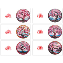 Load image into Gallery viewer, 6Pcs DIY Diamond Painting Greeting Card with Envelope 5D DIY Drill Painting Card