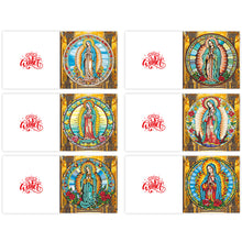 Load image into Gallery viewer, 6Pcs DIY Diamond Painting Greeting Card with Envelope 5D DIY Drill Painting Card