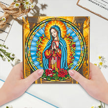 Load image into Gallery viewer, 6Pcs DIY Diamond Painting Greeting Card with Envelope 5D DIY Drill Painting Card