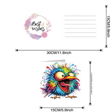 Load image into Gallery viewer, 6Pcs DIY Diamond Painting Greeting Card with Envelope 5D DIY Drill Painting Card