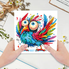 Load image into Gallery viewer, 6Pcs DIY Diamond Painting Greeting Card with Envelope 5D DIY Drill Painting Card
