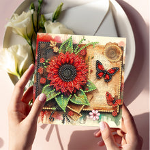 Load image into Gallery viewer, 6Pcs DIY Diamond Painting Greeting Card with Envelope 5D DIY Drill Painting Card