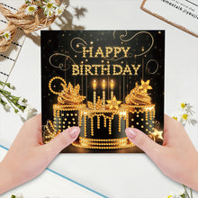 Load image into Gallery viewer, 6Pcs DIY Diamond Painting Greeting Card with Envelope 5D DIY Drill Painting Card