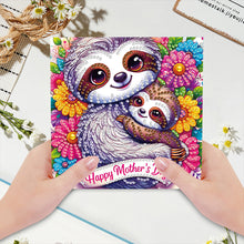 Load image into Gallery viewer, 6Pcs DIY Diamond Painting Greeting Card with Envelope 5D DIY Drill Painting Card