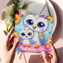 Load image into Gallery viewer, 6Pcs Happy Mothers Day 5D DIY Diamond Painting Greeting Card Kit with Envelope