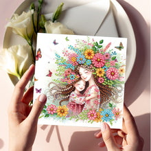 Load image into Gallery viewer, 6Pcs DIY Diamond Painting Greeting Card with Envelope 5D DIY Drill Painting Card