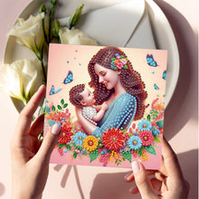 Load image into Gallery viewer, 6Pcs DIY Diamond Painting Greeting Card with Envelope 5D DIY Drill Painting Card
