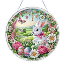 Load image into Gallery viewer, Diamond Art Hanging Pendant Double-Sided Printing Diamond Painting Home Decor