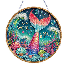 Load image into Gallery viewer, Diamond Art Hanging Pendant Double-Sided Printing Diamond Painting Home Decor