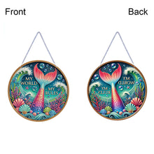 Load image into Gallery viewer, Diamond Art Hanging Pendant Double-Sided Printing Diamond Painting Home Decor