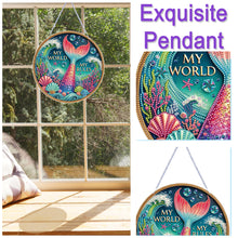 Load image into Gallery viewer, Diamond Art Hanging Pendant Double-Sided Printing Diamond Painting Home Decor