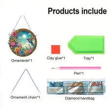 Load image into Gallery viewer, Diamond Art Hanging Pendant Double-Sided Printing Diamond Painting Home Decor