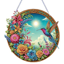 Load image into Gallery viewer, Diamond Art Hanging Pendant Double-Sided Printing Diamond Painting Home Decor