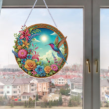 Load image into Gallery viewer, Diamond Art Hanging Pendant Double-Sided Printing Diamond Painting Home Decor