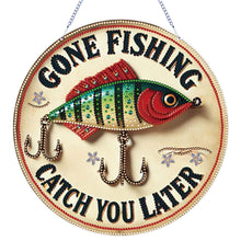 Load image into Gallery viewer, Diamond Art Hanging Pendant Double-Sided Printing Diamond Painting Home Decor