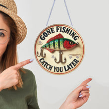 Load image into Gallery viewer, Diamond Art Hanging Pendant Double-Sided Printing Diamond Painting Home Decor