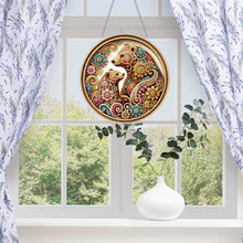 Load image into Gallery viewer, Diamond Art Hanging Pendant Double-Sided Printing Diamond Painting Home Decor