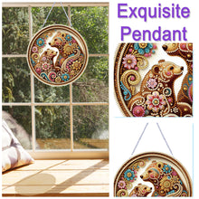 Load image into Gallery viewer, Diamond Art Hanging Pendant Double-Sided Printing Diamond Painting Home Decor