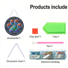 Load image into Gallery viewer, Diamond Art Hanging Pendant Double-Sided Printing Diamond Painting Home Decor