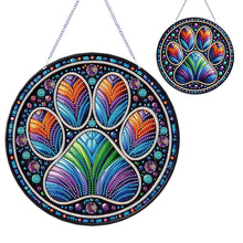 Load image into Gallery viewer, Diamond Art Hanging Pendant Double-Sided Printing Diamond Painting Home Decor