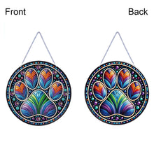 Load image into Gallery viewer, Diamond Art Hanging Pendant Double-Sided Printing Diamond Painting Home Decor