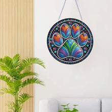Load image into Gallery viewer, Diamond Art Hanging Pendant Double-Sided Printing Diamond Painting Home Decor