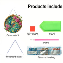 Load image into Gallery viewer, Diamond Art Hanging Pendant Double-Sided Printing Diamond Painting Home Decor