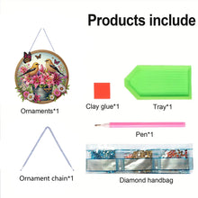 Load image into Gallery viewer, Diamond Art Hanging Pendant Double-Sided Printing Diamond Painting Home Decor