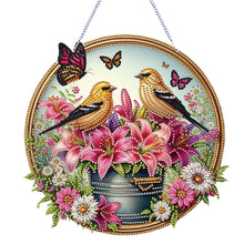 Load image into Gallery viewer, Diamond Art Hanging Pendant Double-Sided Printing Diamond Painting Home Decor