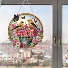 Load image into Gallery viewer, Diamond Art Hanging Pendant Double-Sided Printing Diamond Painting Home Decor