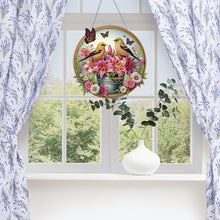 Load image into Gallery viewer, Diamond Art Hanging Pendant Double-Sided Printing Diamond Painting Home Decor