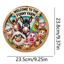 Load image into Gallery viewer, Diamond Art Hanging Pendant Double-Sided Printing Diamond Painting Home Decor